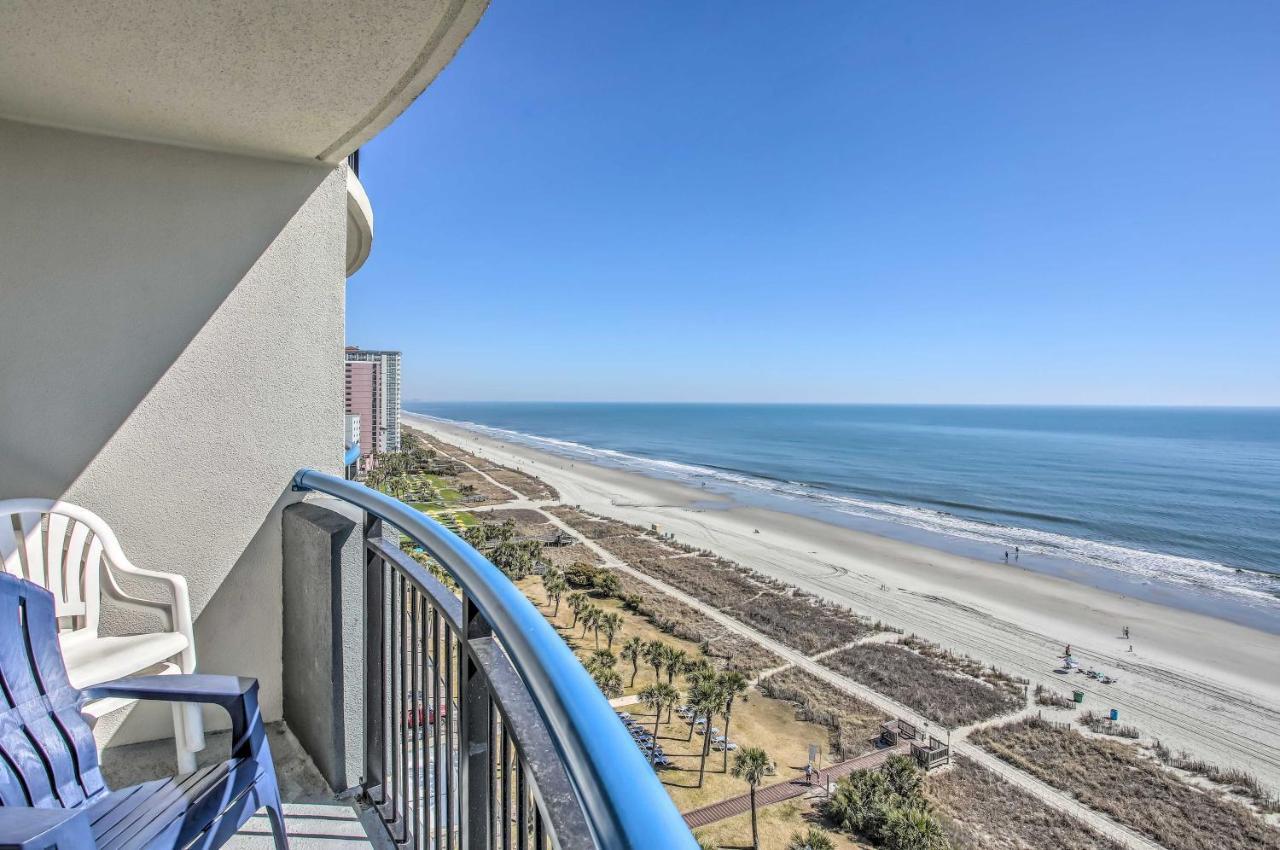 Airy Oceanfront Myrtle Beach Condo With Balcony المظهر الخارجي الصورة