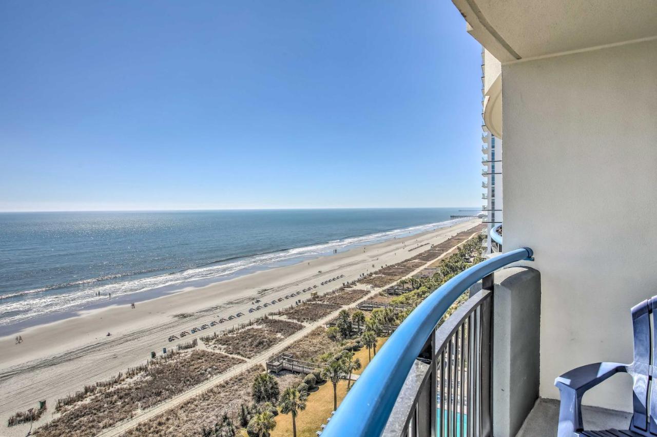 Airy Oceanfront Myrtle Beach Condo With Balcony المظهر الخارجي الصورة