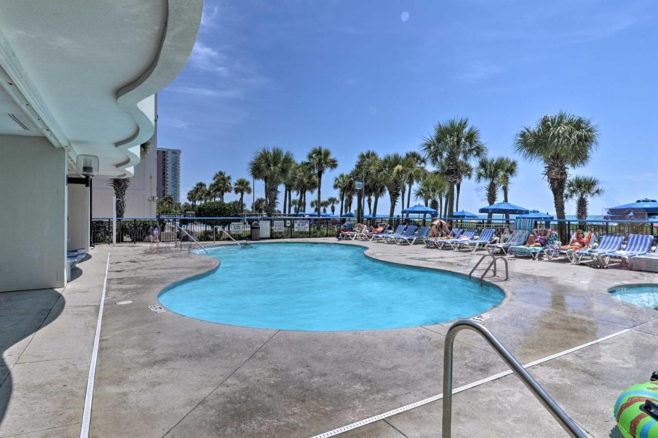 Airy Oceanfront Myrtle Beach Condo With Balcony المظهر الخارجي الصورة