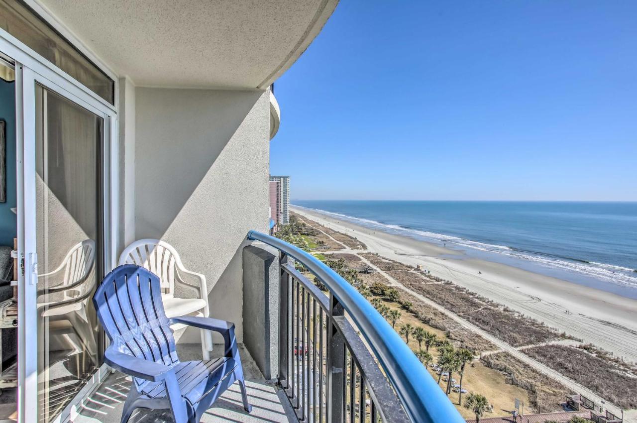 Airy Oceanfront Myrtle Beach Condo With Balcony المظهر الخارجي الصورة